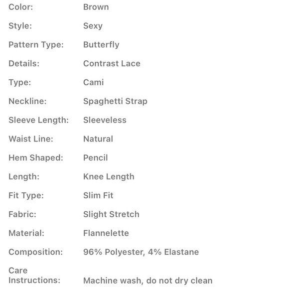 Velvet Butterfly Print Cami Dress - Picture 5 of 5